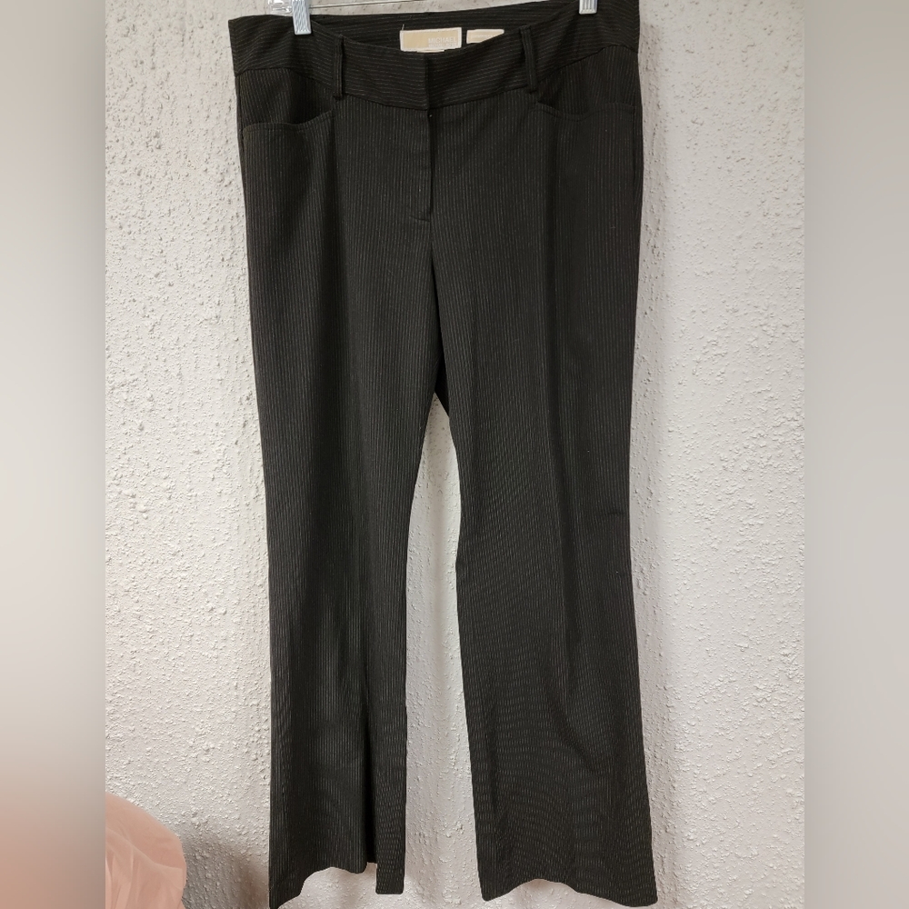 Michael Kors  - Women's Black Pinstripe Slacks